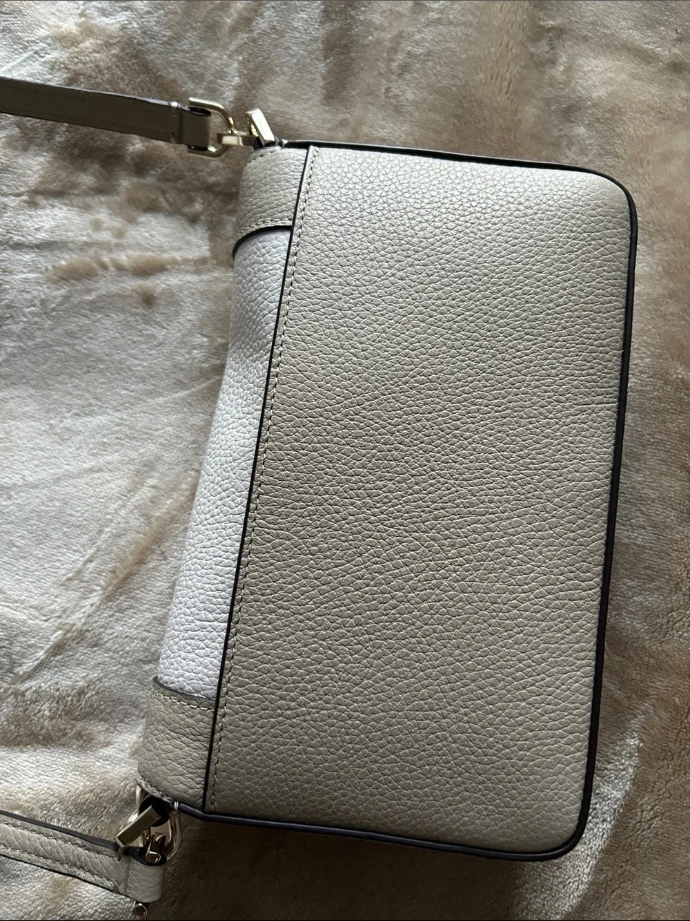 kate spade structured pebbled